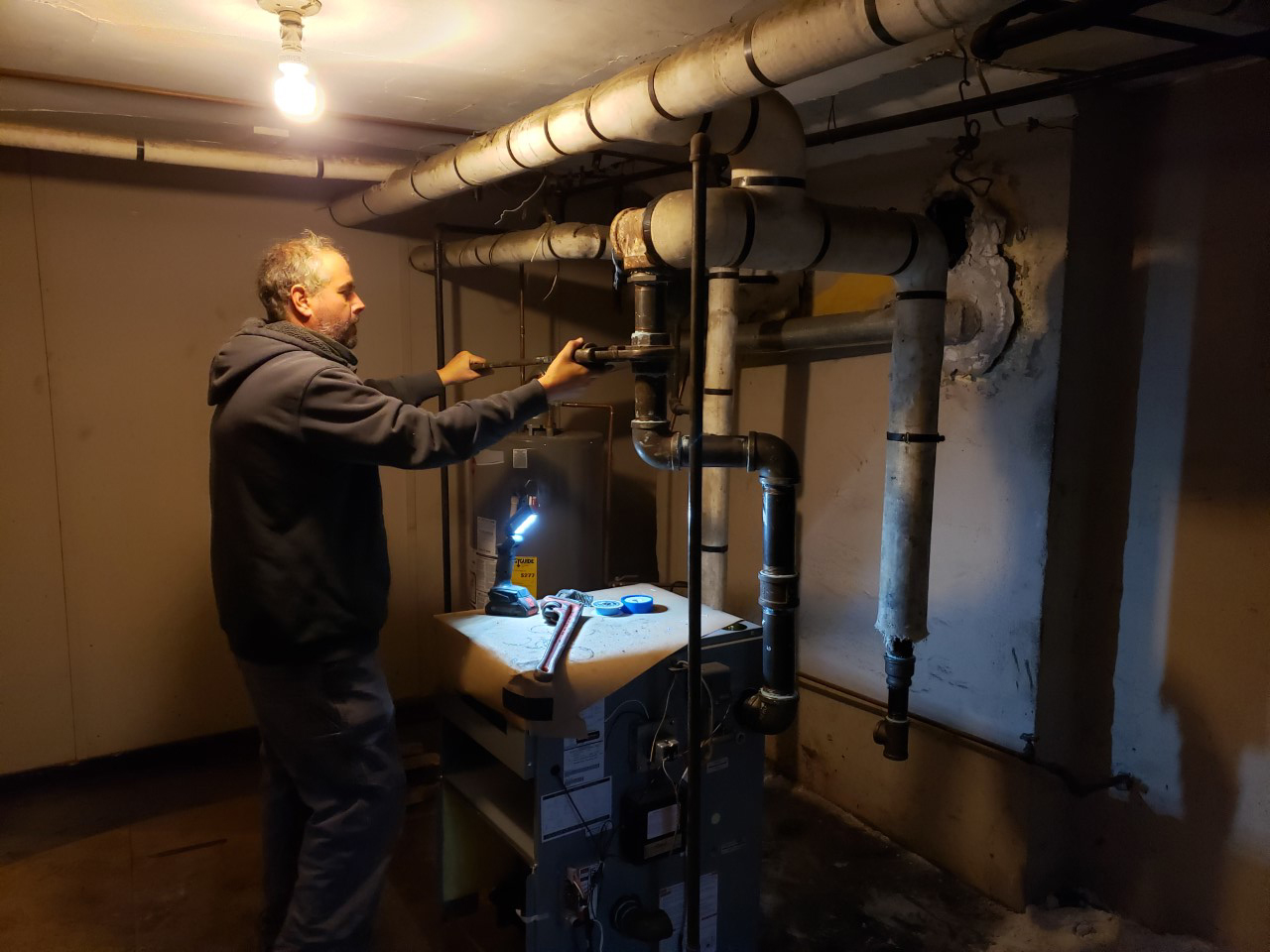 New boiler