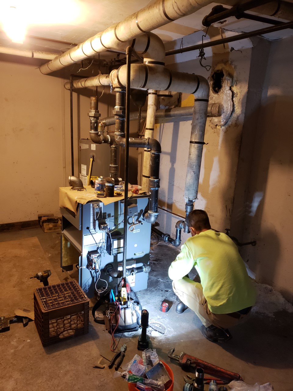 Boiler piping